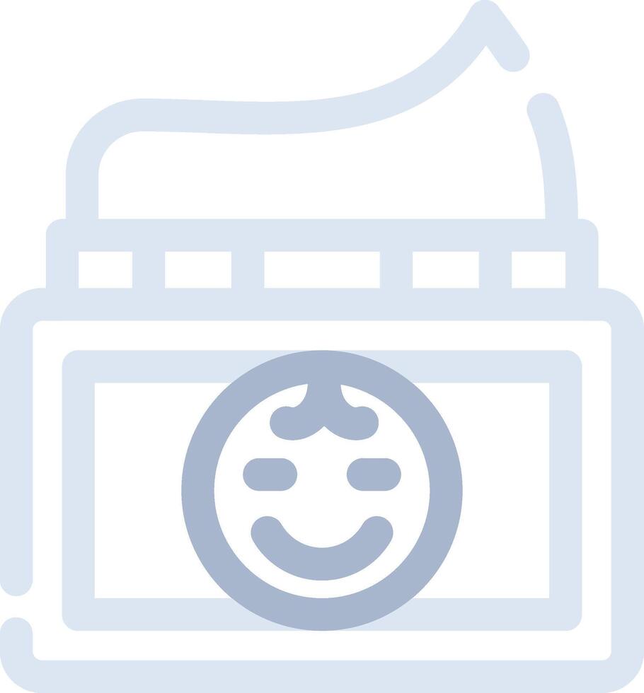 Baby Cream Creative Icon Design vector