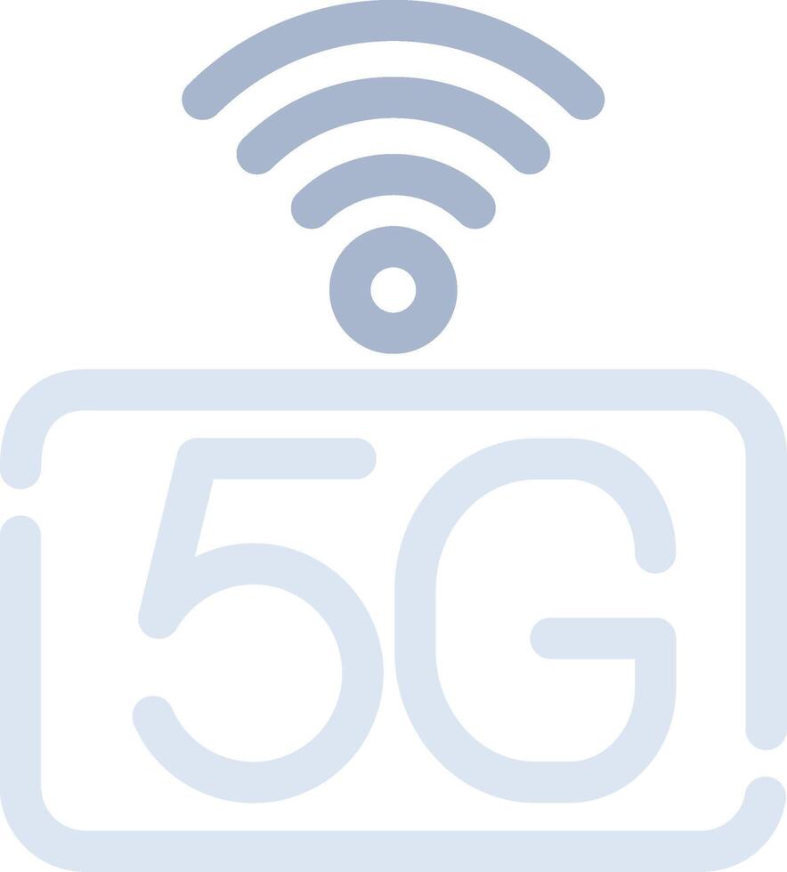 5G Network Creative Icon Design vector