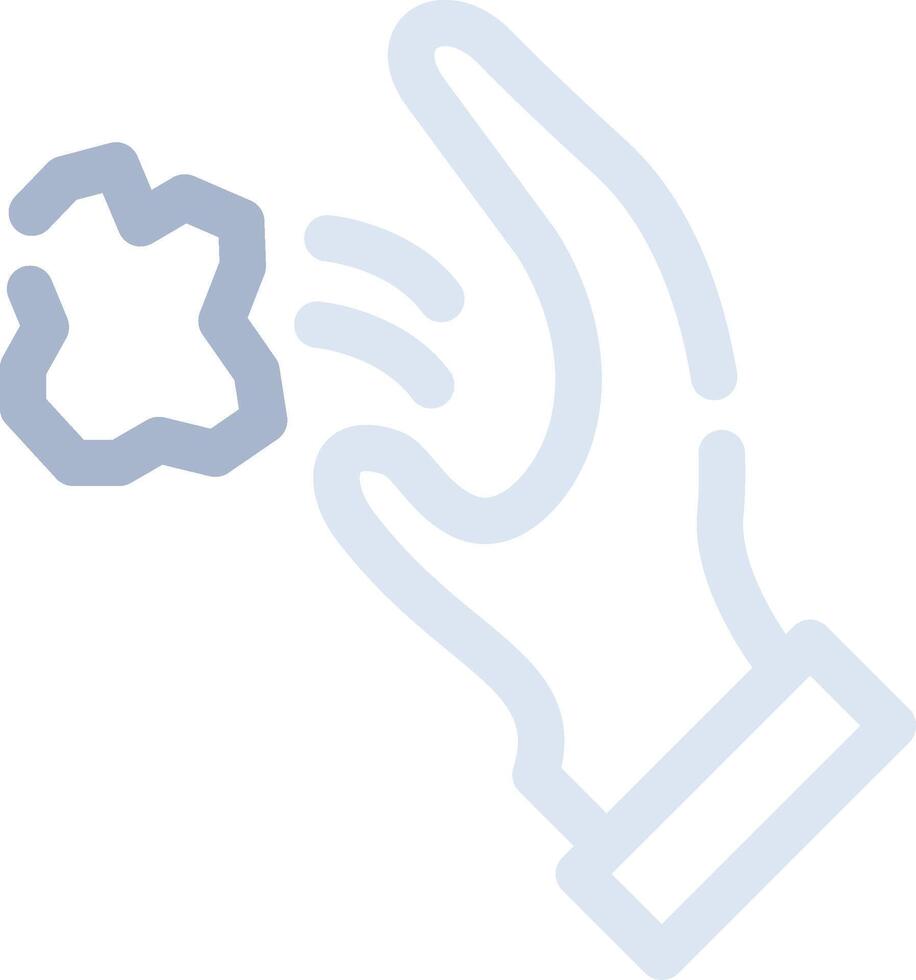 Throwing Trash Creative Icon Design vector