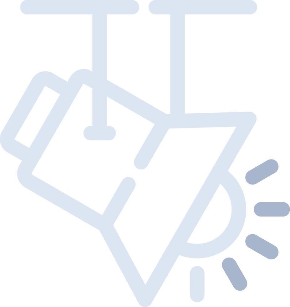 Spotlight Creative Icon Design vector