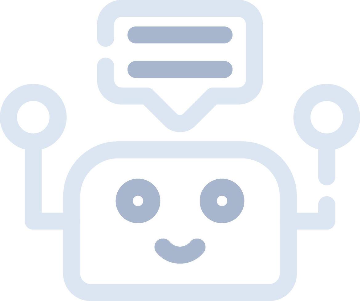 Chatbot Creative Icon Design vector