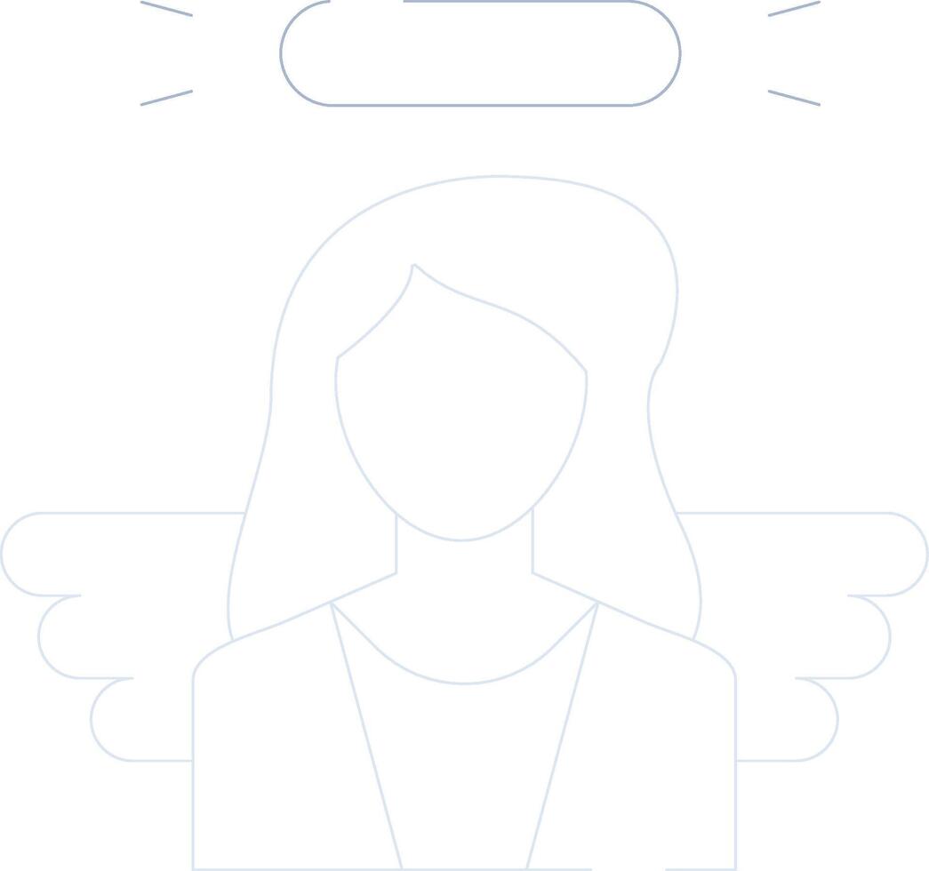 ángel creativo icono diseño vector