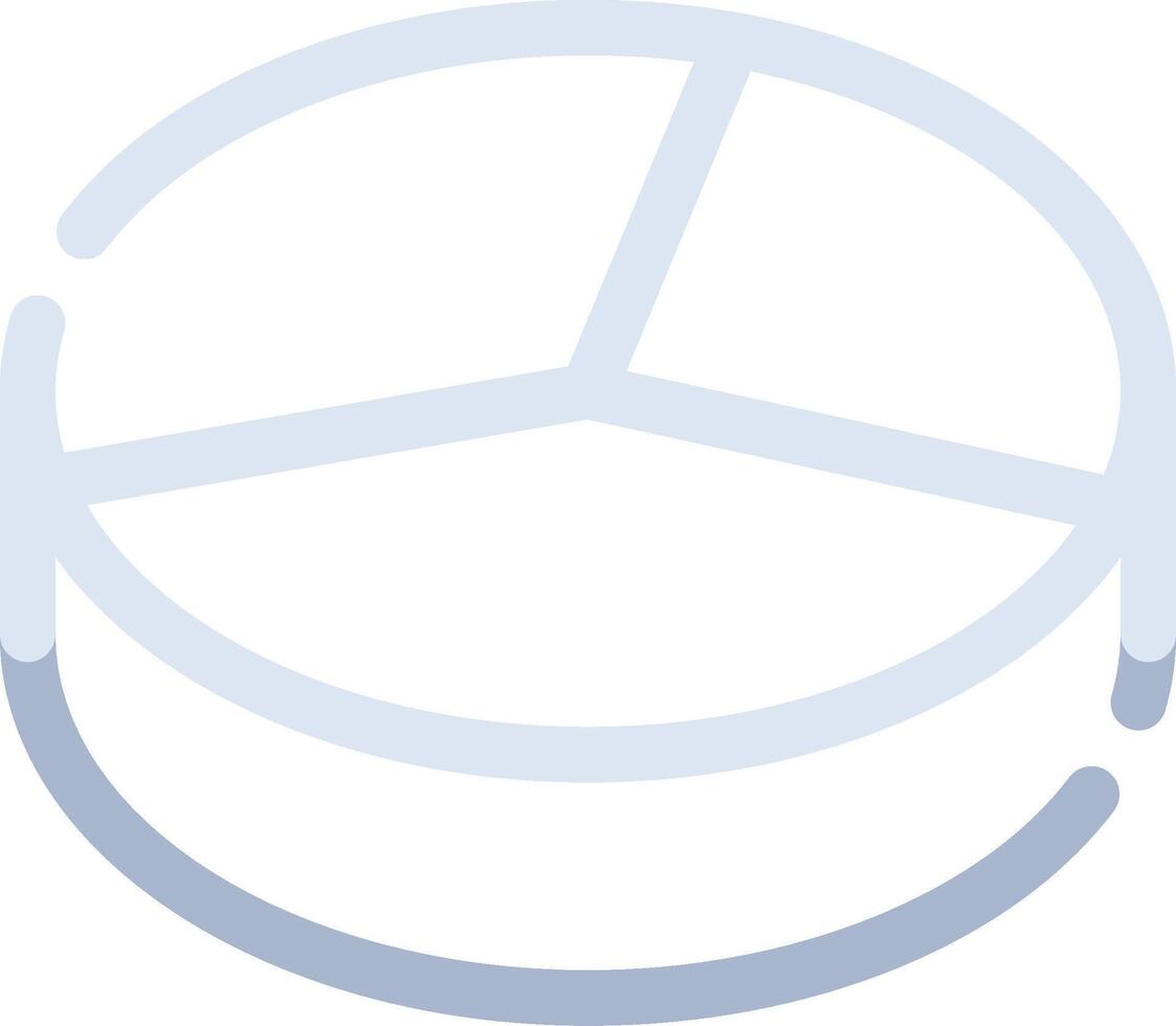 3D Pie Creative Icon Design vector