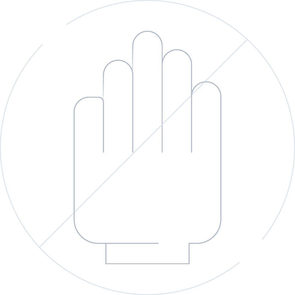 Restriction Creative Icon Design vector