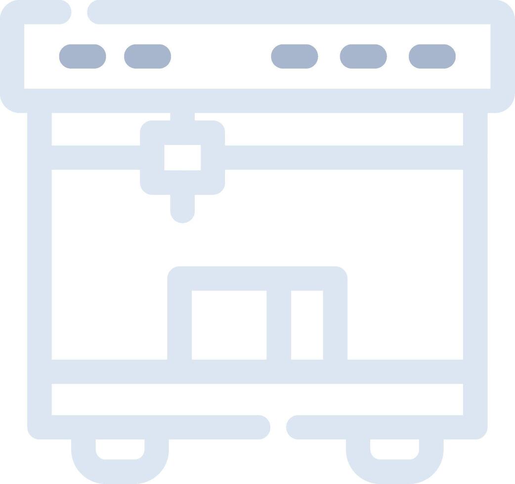 3D Printing Creative Icon Design vector