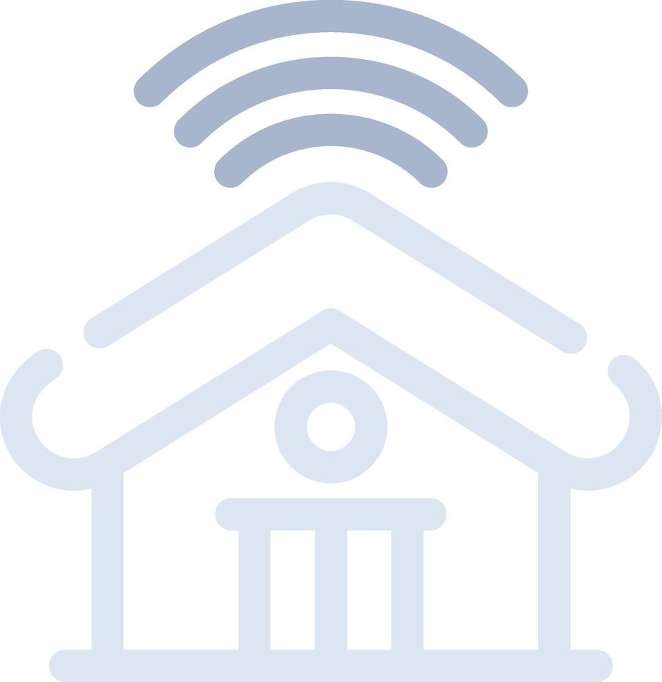 Smart Home Creative Icon Design vector