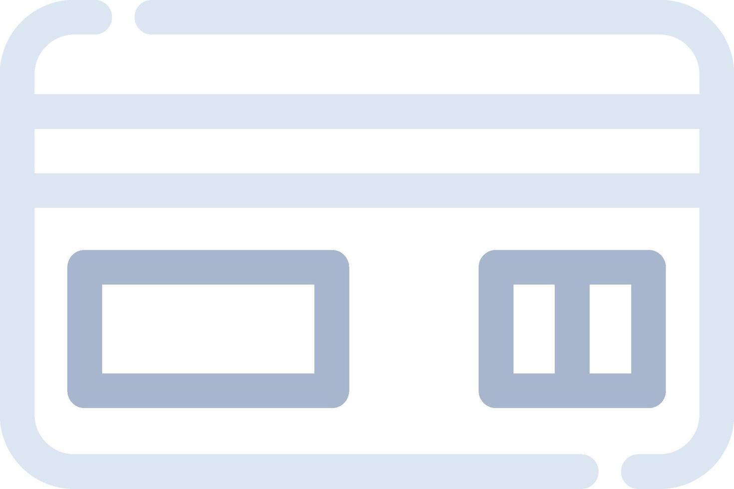 Credit Card Creative Icon Design vector