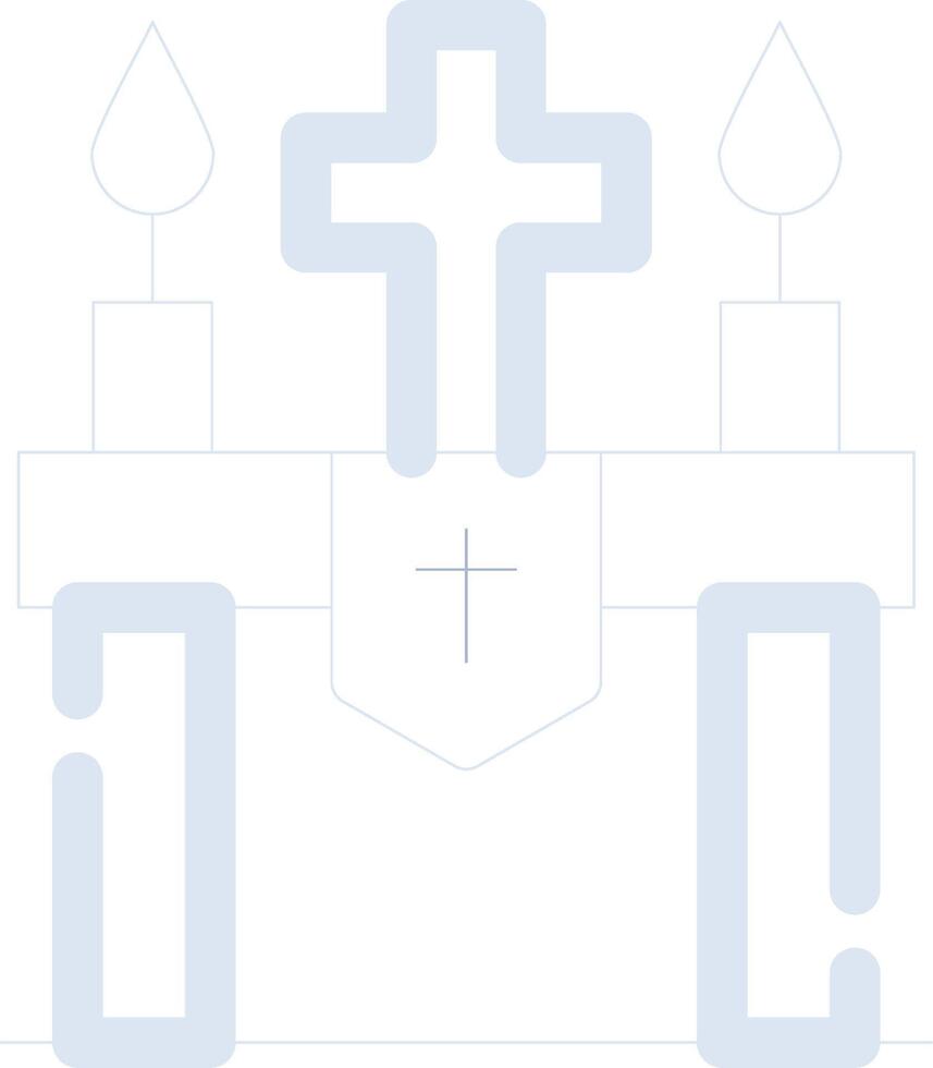 Altar Creative Icon Design vector