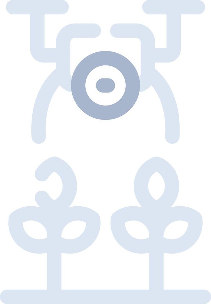 Agricultural Drones Creative Icon Design vector