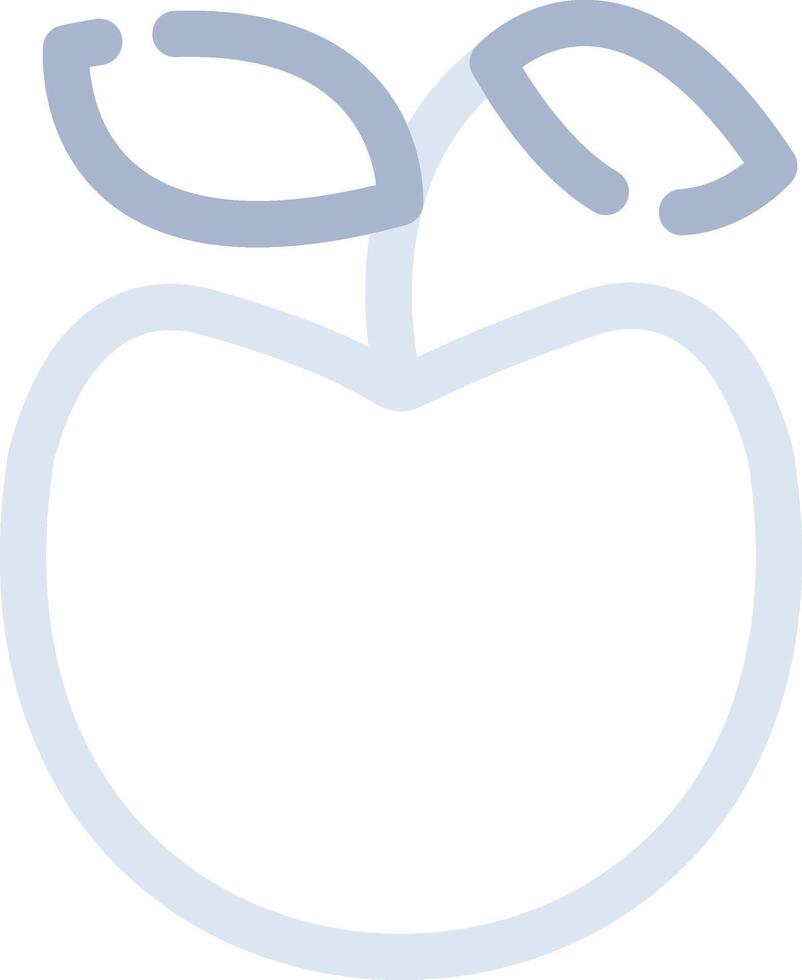 diseño de icono creativo de manzana vector