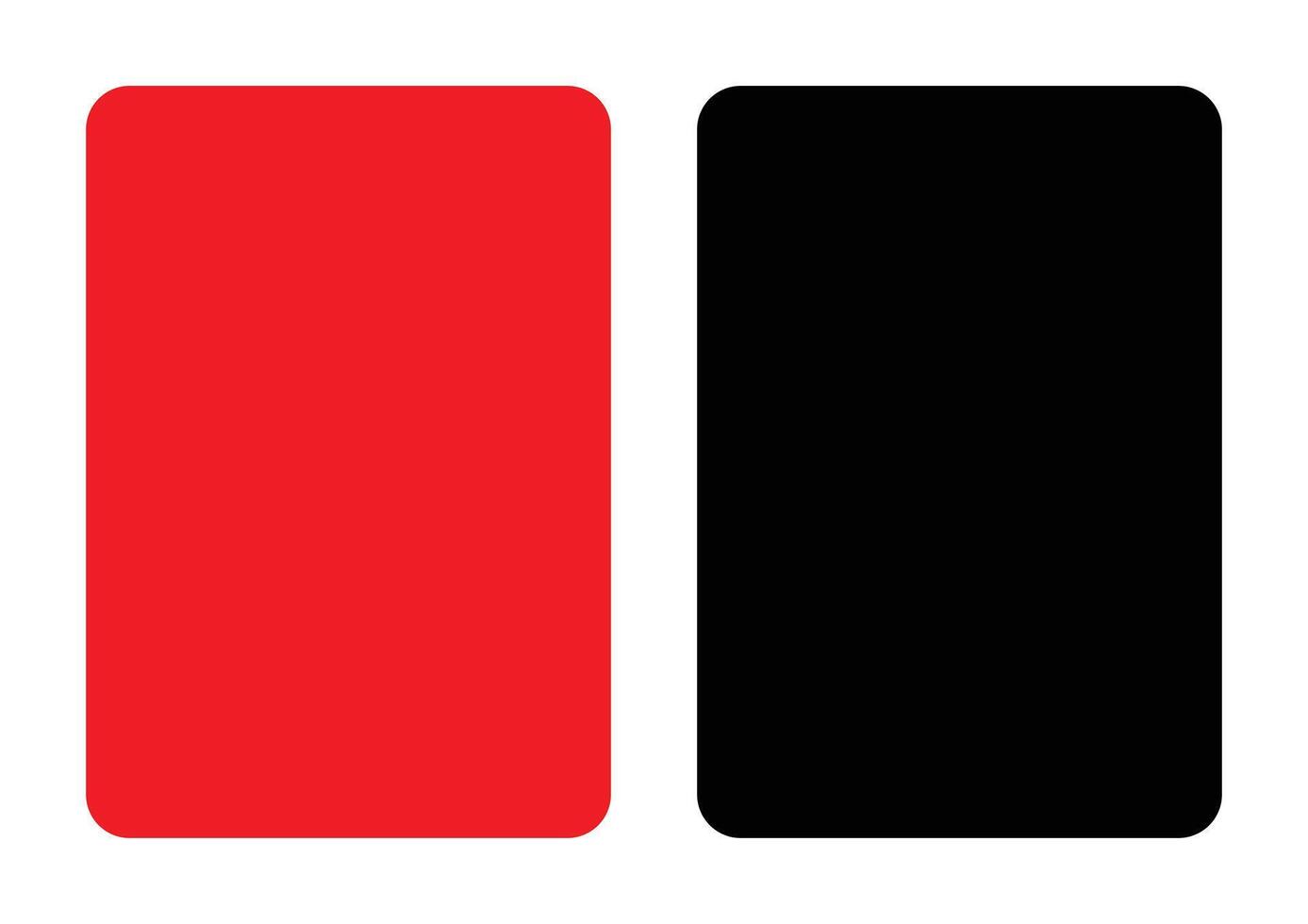 Dynamic Duo Black and Red Color Combination vector