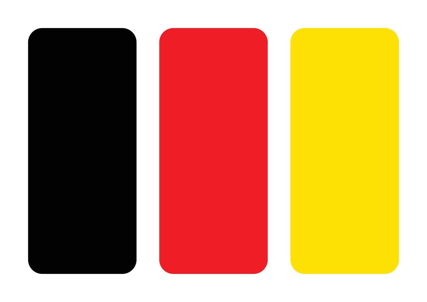 Bold Fusion Red, Black, and Yellow Color Palette vector