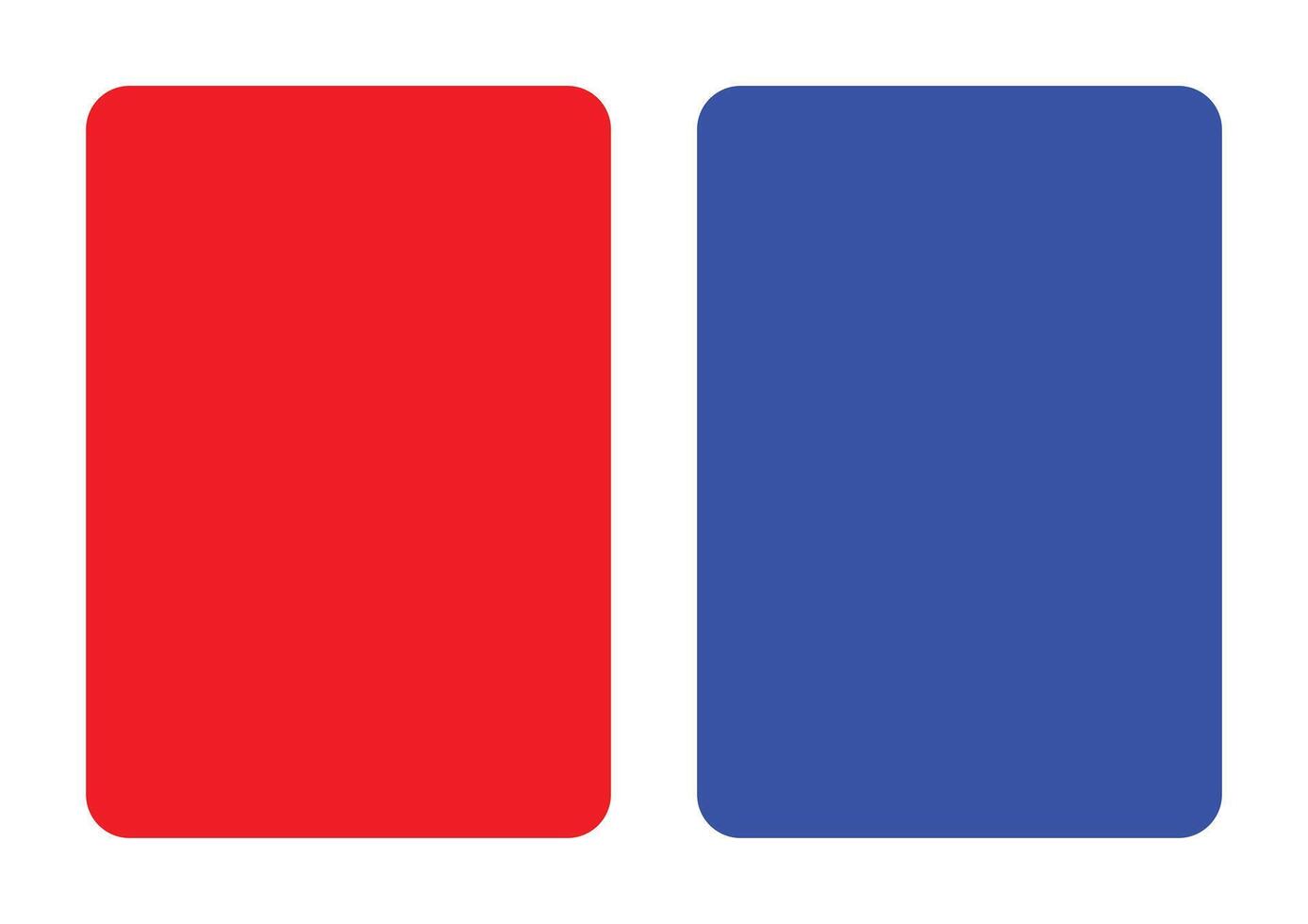 Red and Blue color combination palette vector