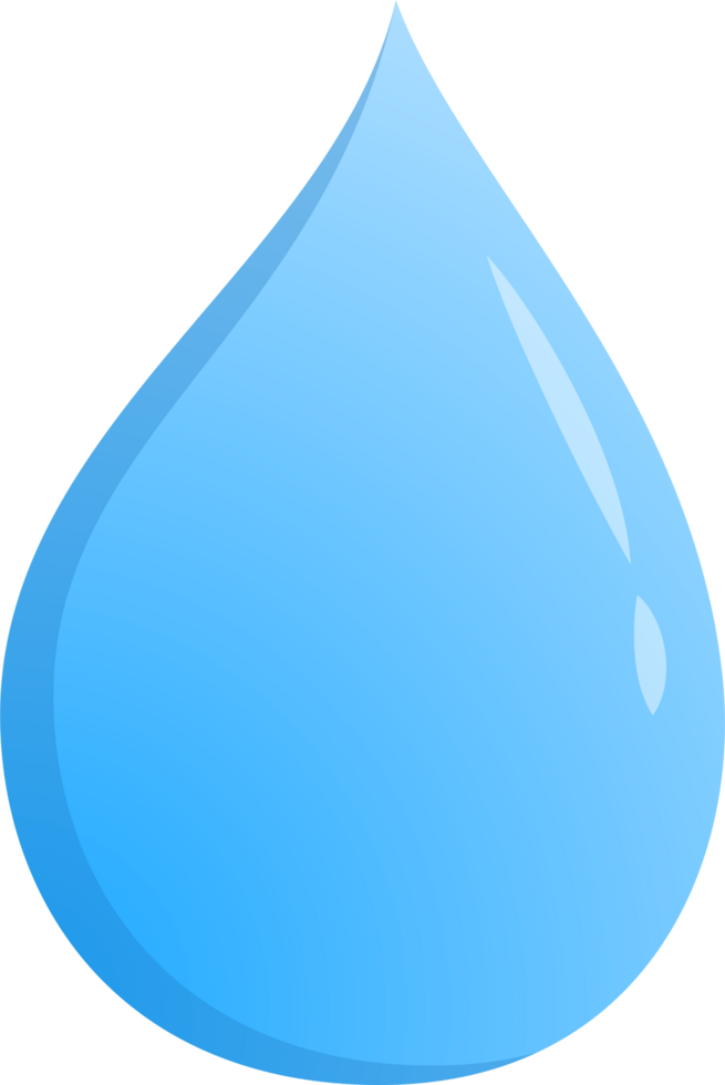 water tear drop forcast wheather isolate illustration gradient design png