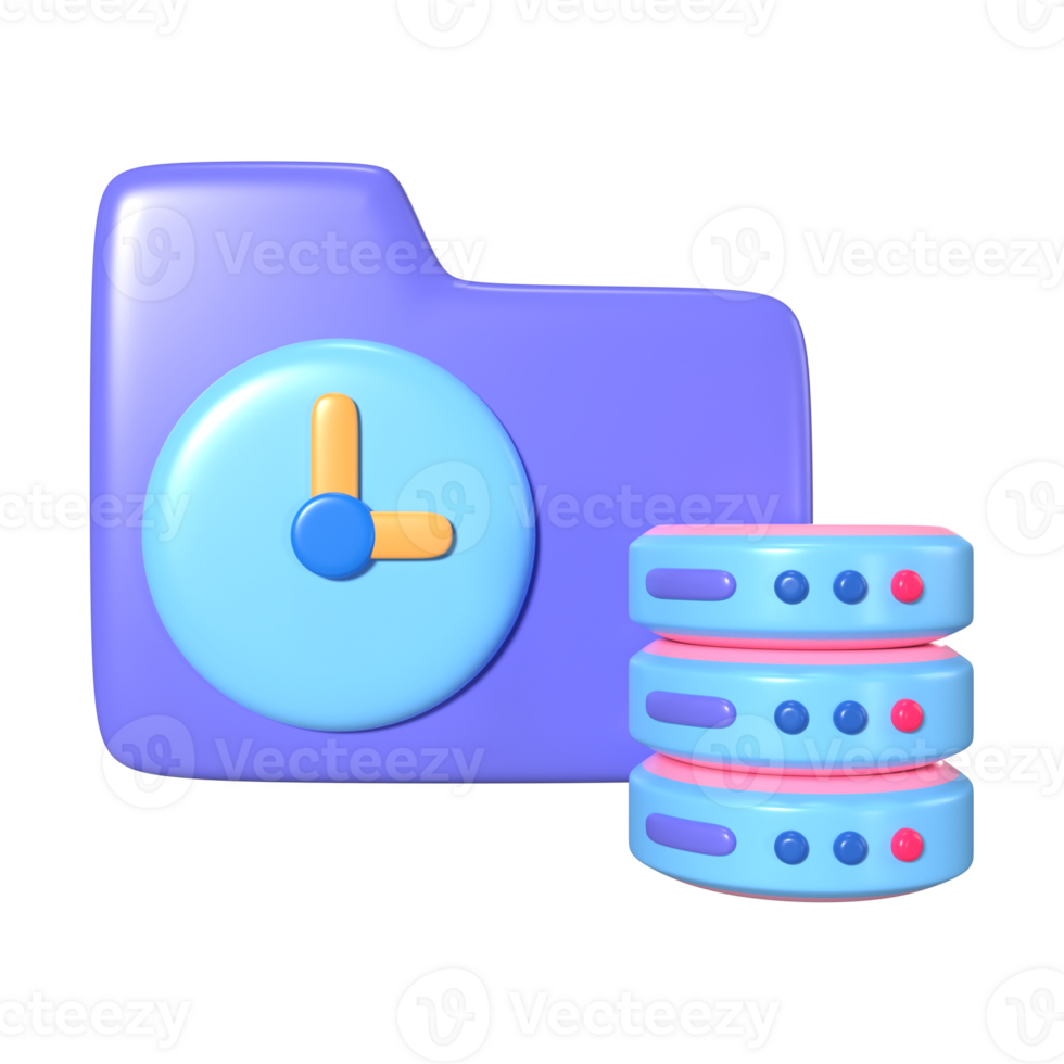 Cache 3D Illustration Icon png