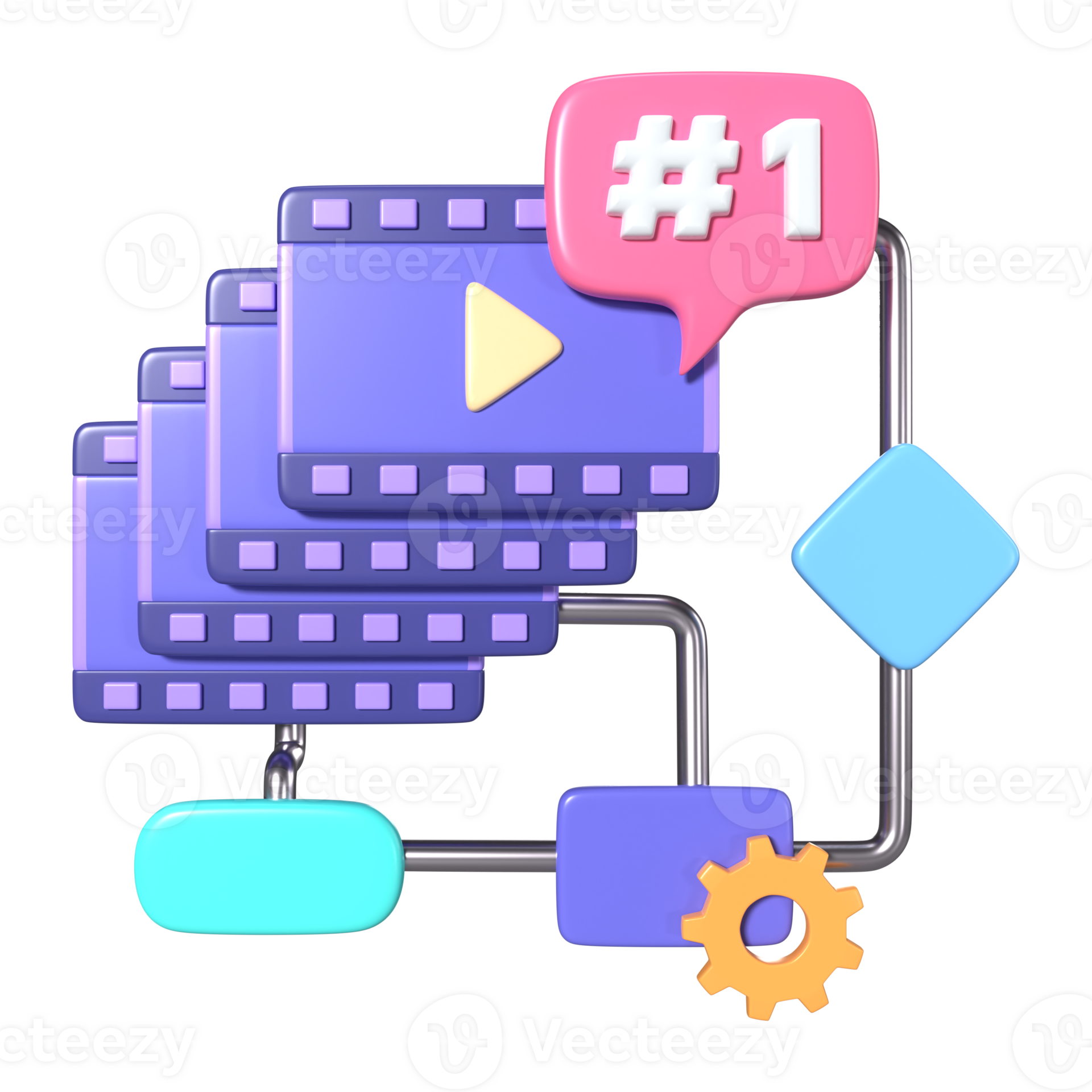 Algorithm Icon 3D Illustration Icon 41639013 PNG