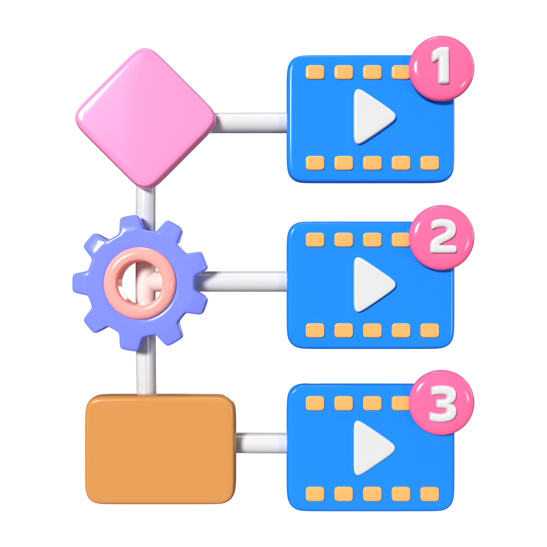 Algorithm Icon 3D Illustration Icon 41639037 PNG