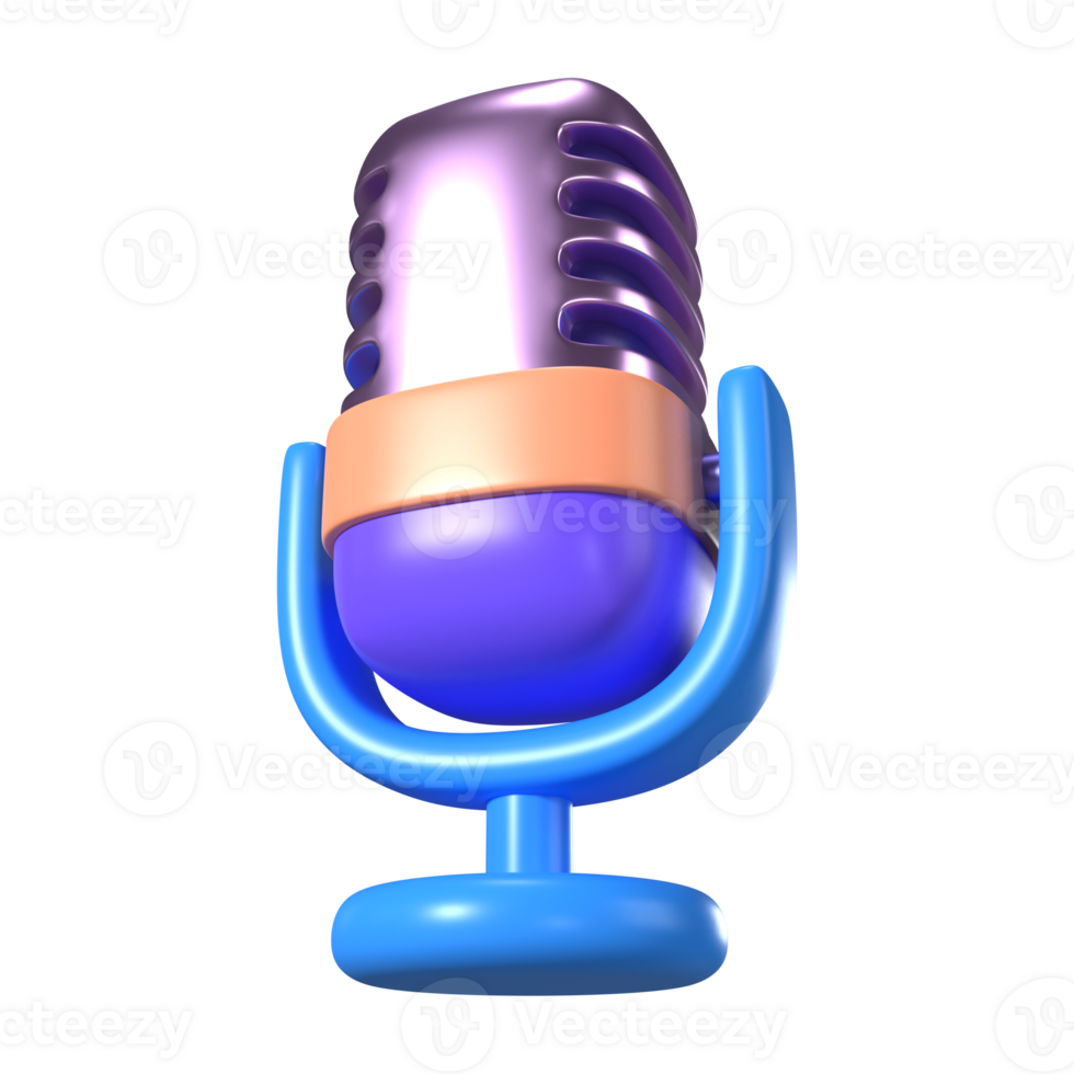 Podcast 3D Illustration Icon png