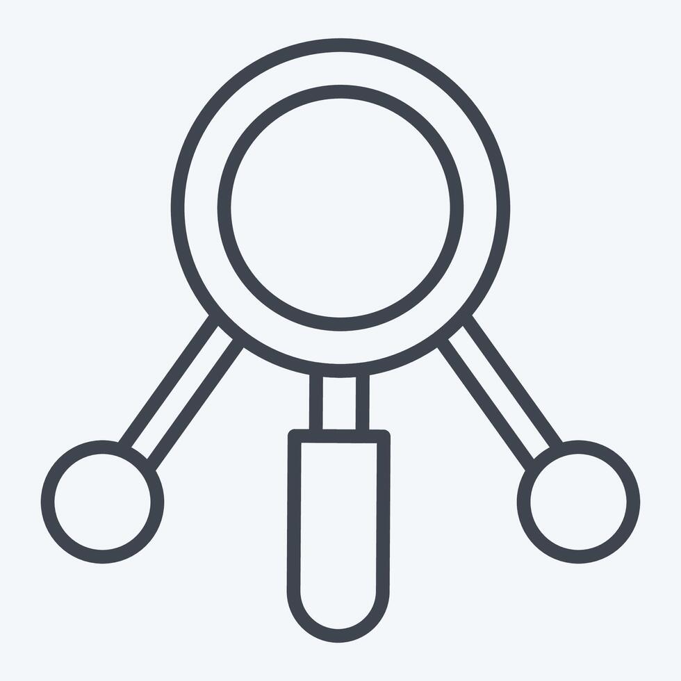 Icon Study. related to Social Network symbol. line style. simple design illustration vector