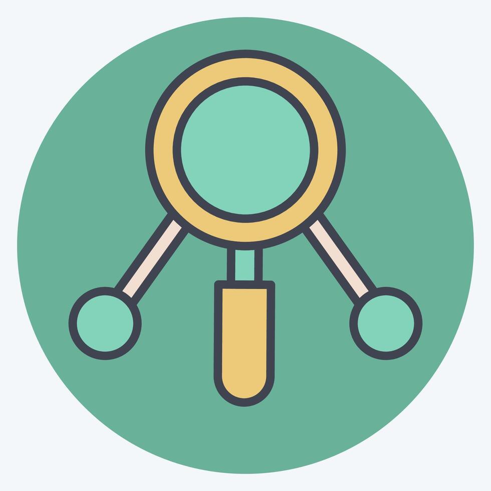 Icon Study. related to Social Network symbol. color mate style. simple design illustration vector
