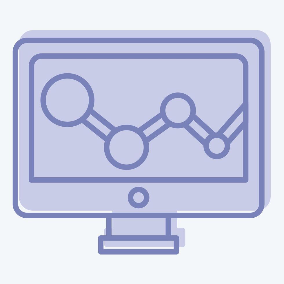 Icon Rating. related to Social Network symbol. - two tone style. simple design illustration vector