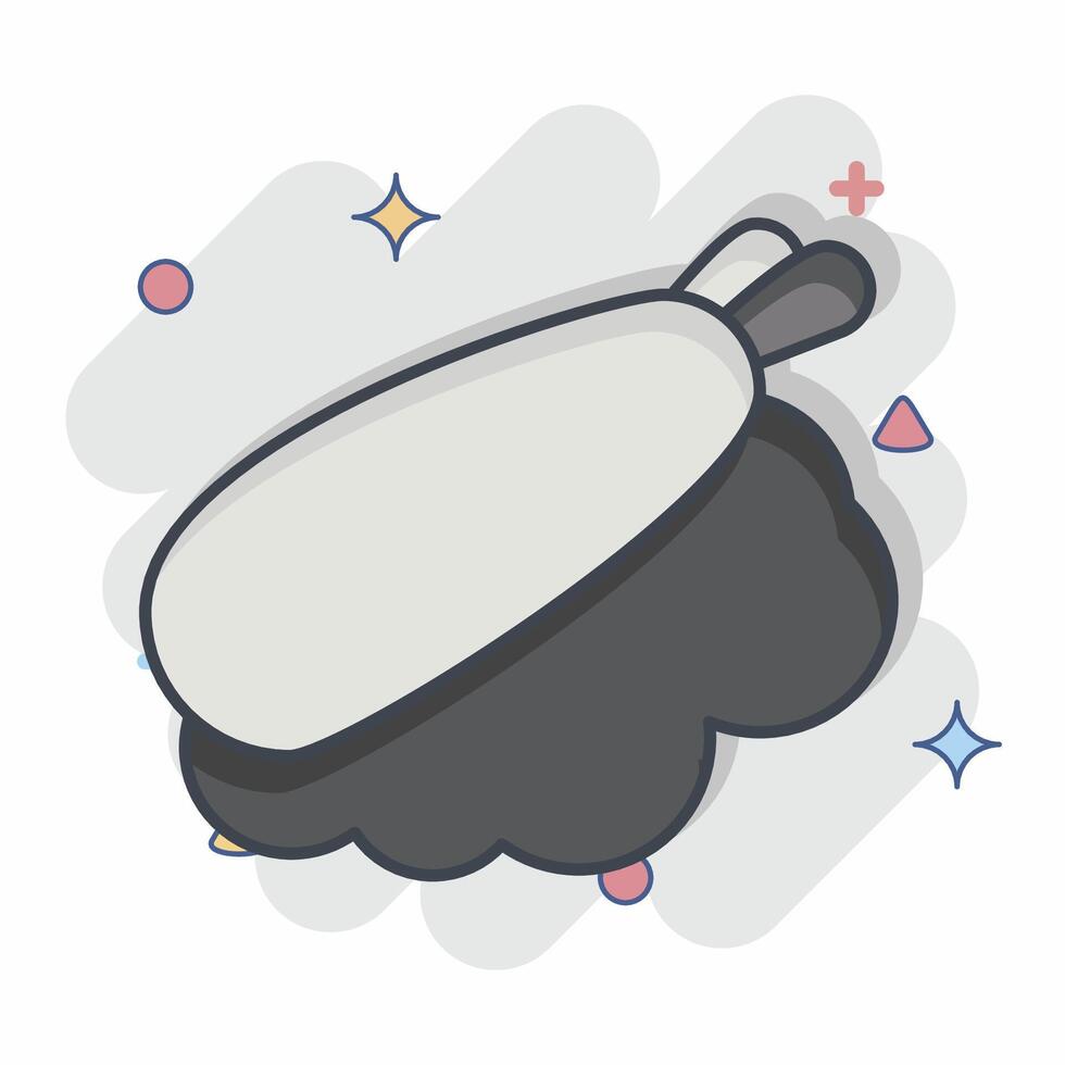 Icon Nigiri. related to Japan symbol. comic style. simple design illustration. vector