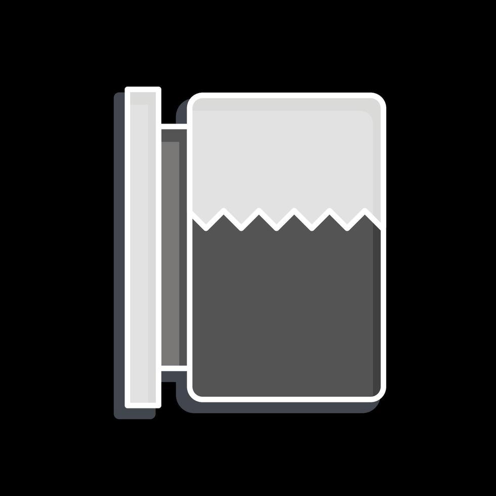 Icon National Flag. related to Qatar symbol. glossy style. simple design illustration. vector