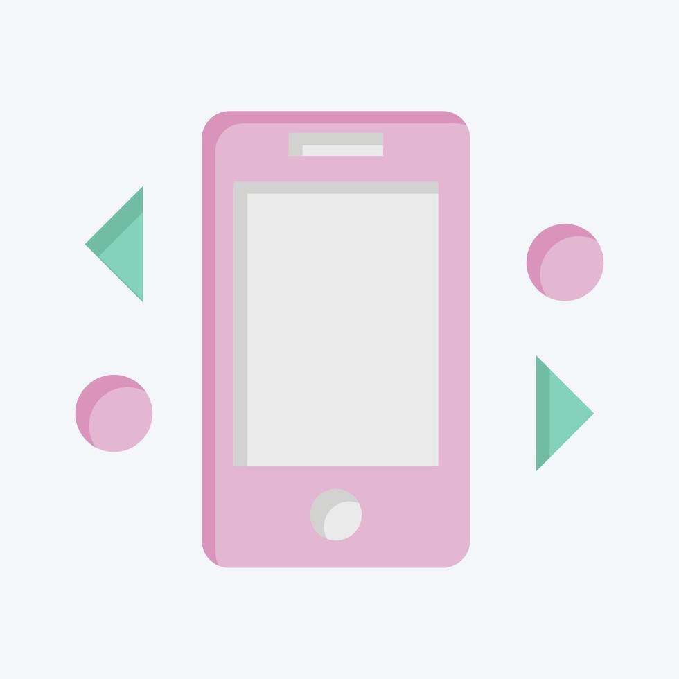 Icon Distribution. related to Social Network symbol. flat style. simple design illustration vector