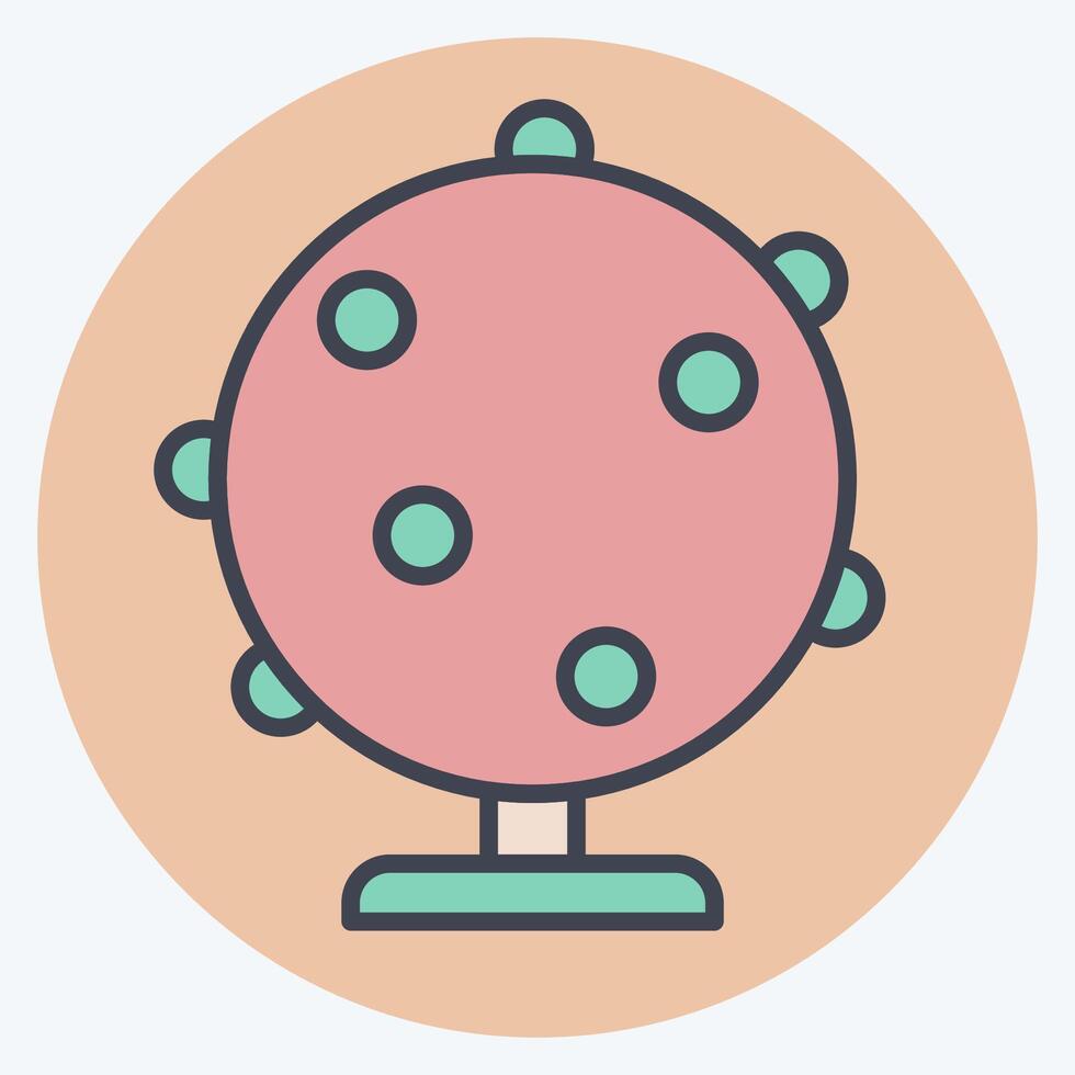Icon Network. related to Social Network symbol. color mate style. simple design illustration vector