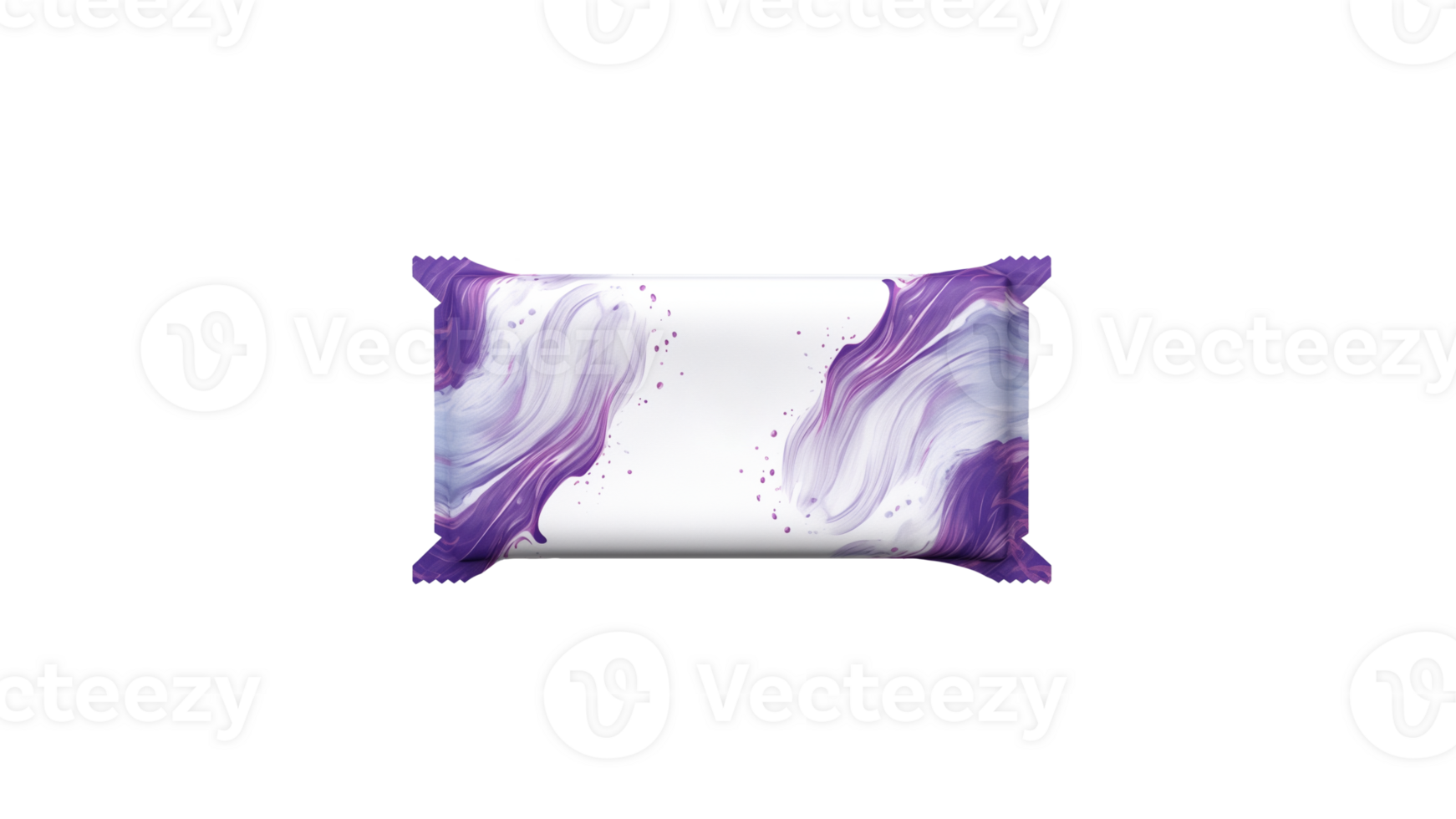 AI generated Wet wipes pouch mockup cut out. Isolated wet wipes on transparent background png
