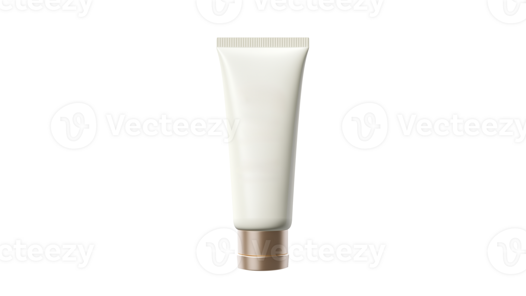 AI generated Tube of cream mockup cut out. Cream tube mockup on transparent background png