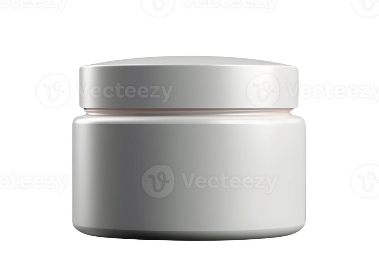 AI generated Cosmetic jar container PNG image with transparent background