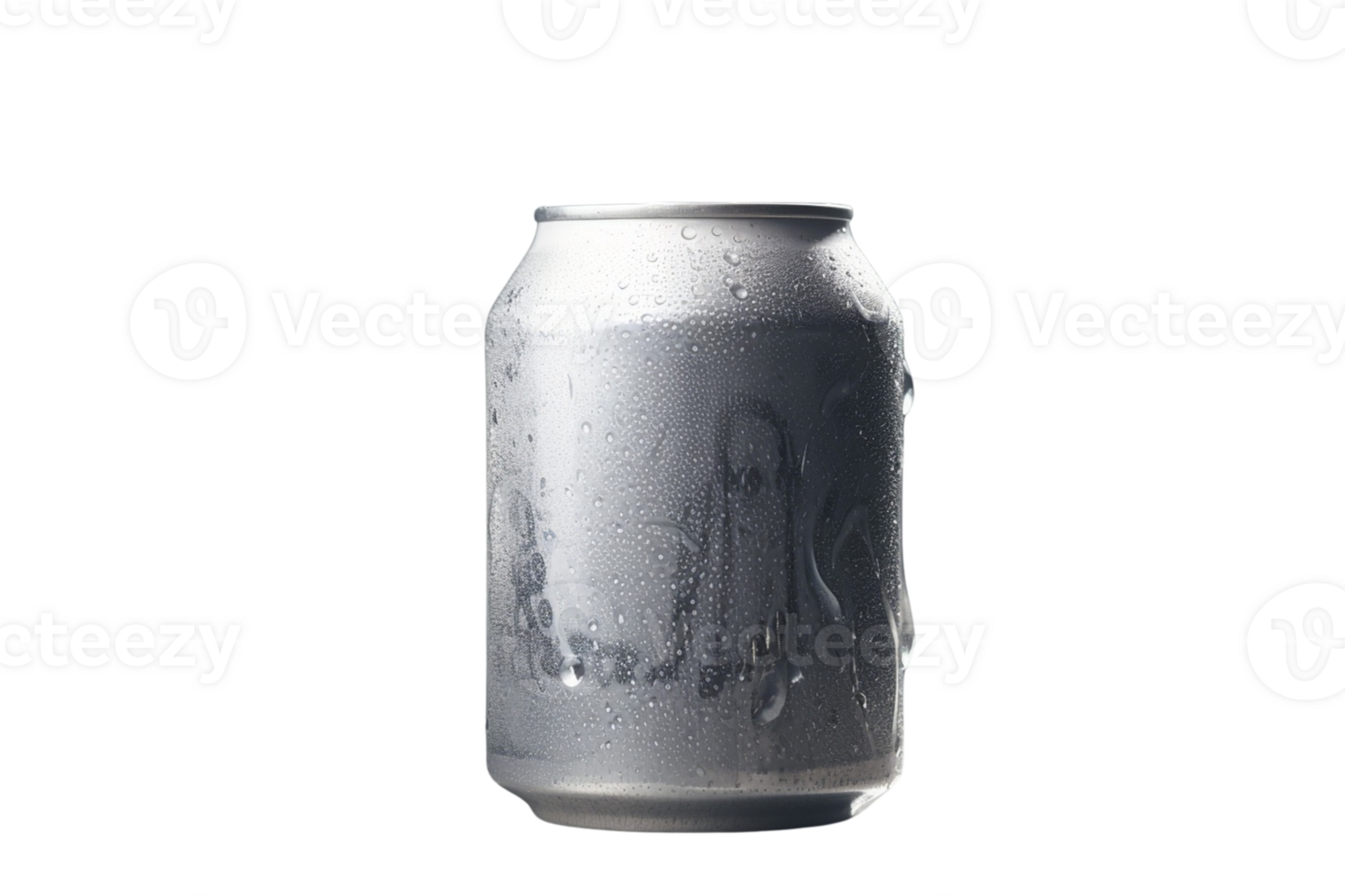 AI generated Blank can mockup on transparent background PNG image