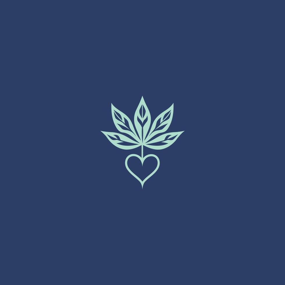 AI generated Cannabis logo design icon vector  template
