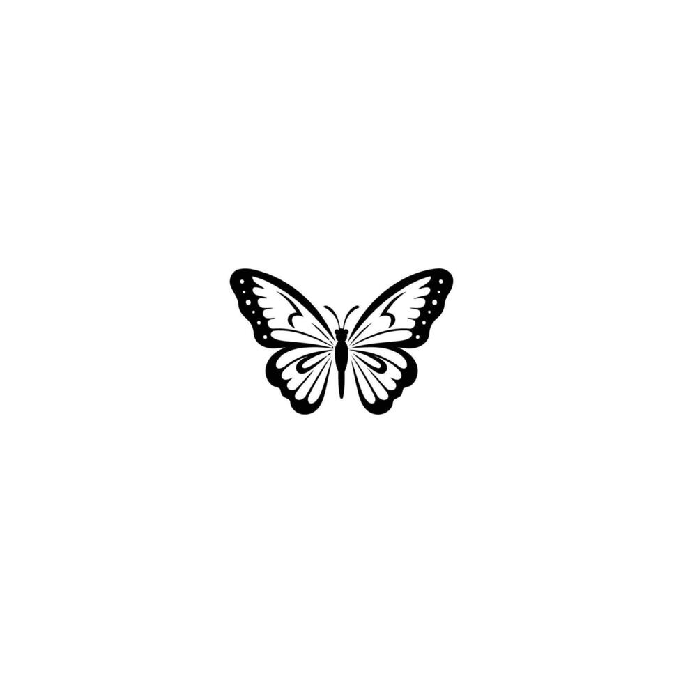 ai generado mariposa logo icono diseño vector modelo