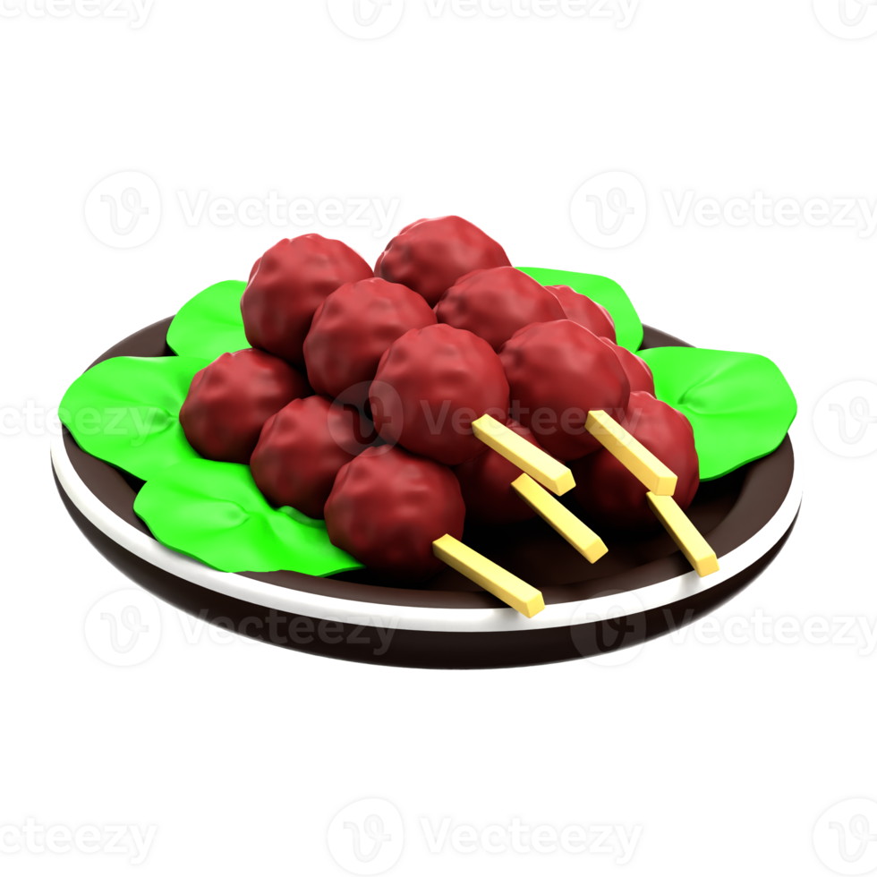 meatball 3d icon png