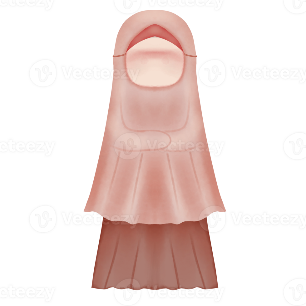 muslimah prayer illustration png