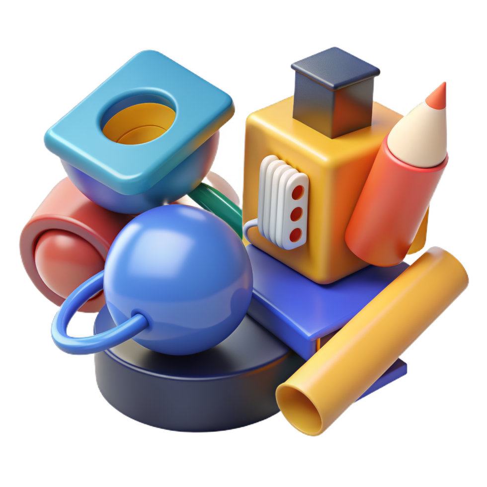 School and education icons element set. Minimal education concept. back to school. png