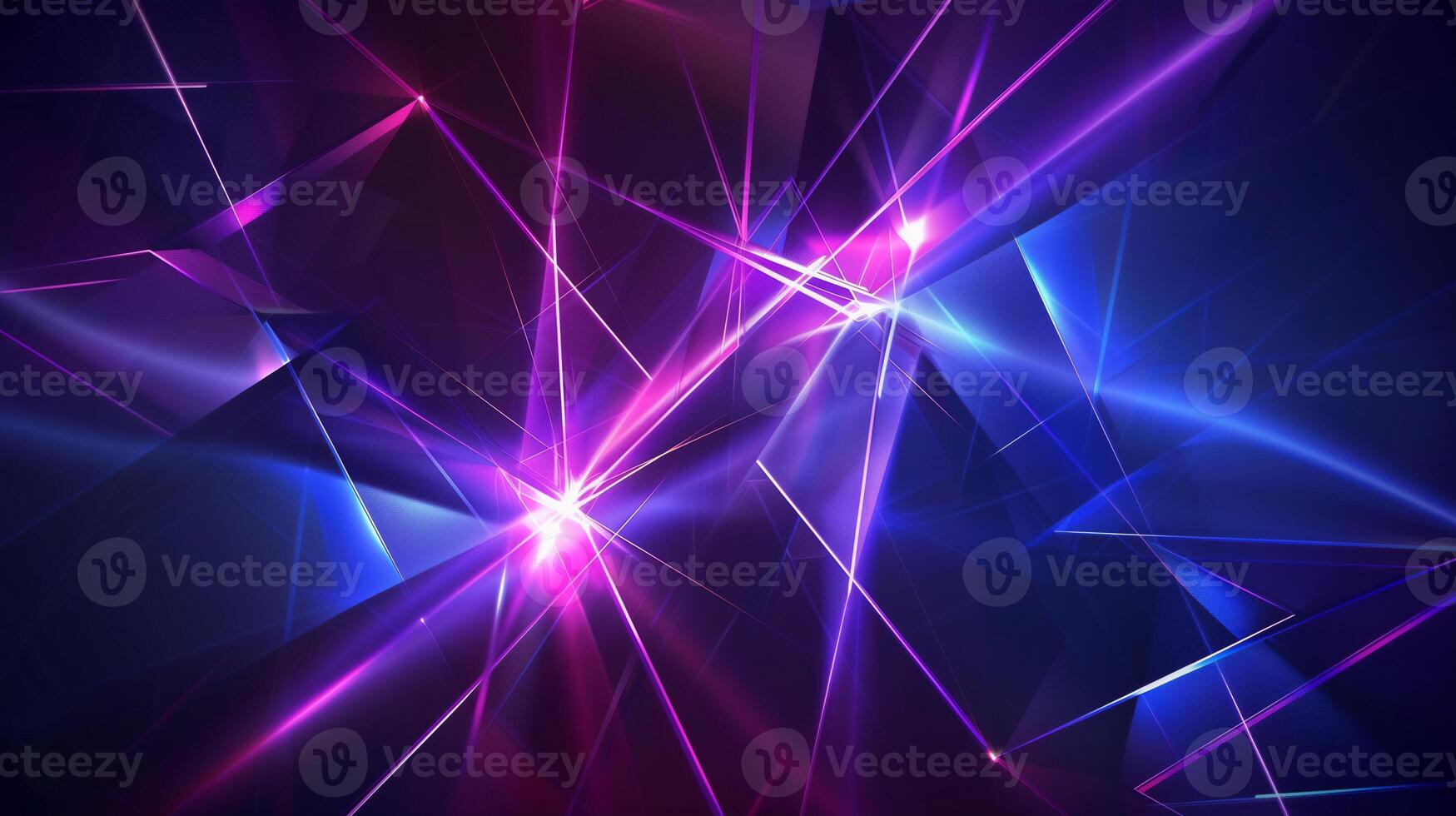 Red Purple Light Futuristic Digital Grid Modern Technology Abstract Background Generative AI photo