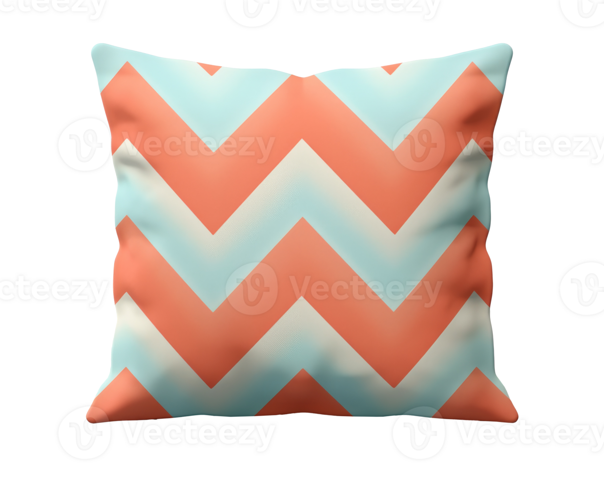AI generated Cushions of chevron pattern png