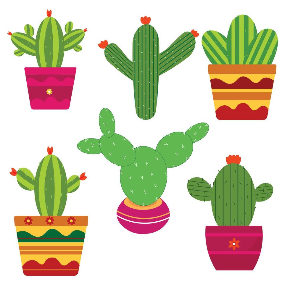 Cinco  de Mayo Cactus Clipart vector