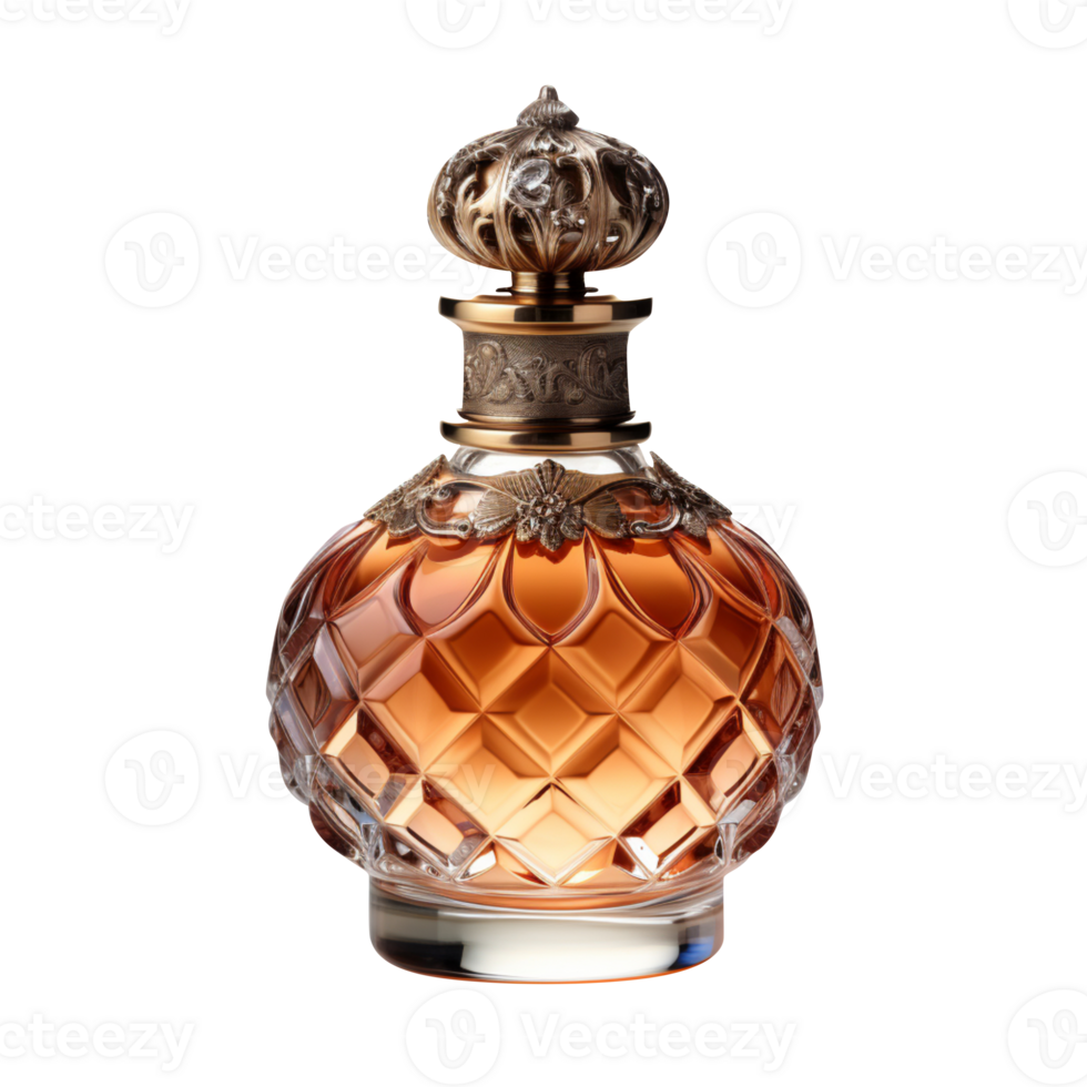 ai gegenereerd fles van parfum geïsoleerd Aan transparant achtergrond png