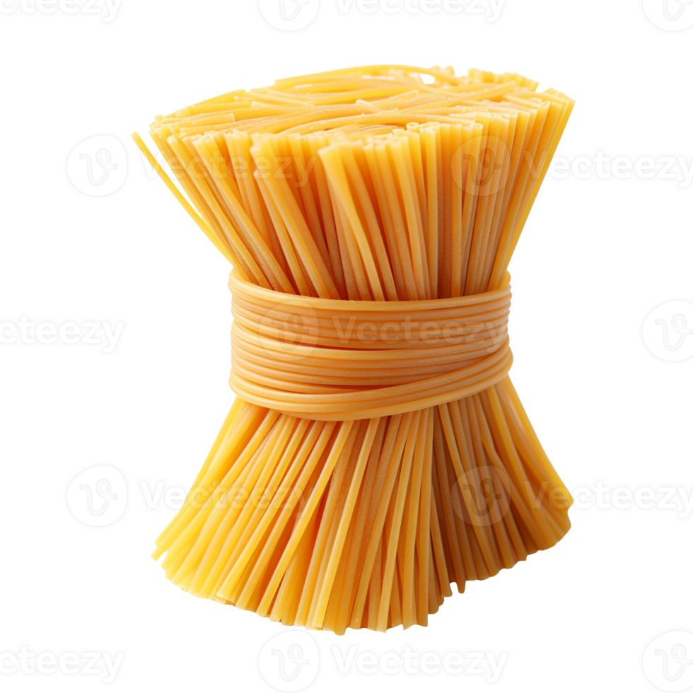 AI generated Bunch of spaghetti isolated on transparent background png