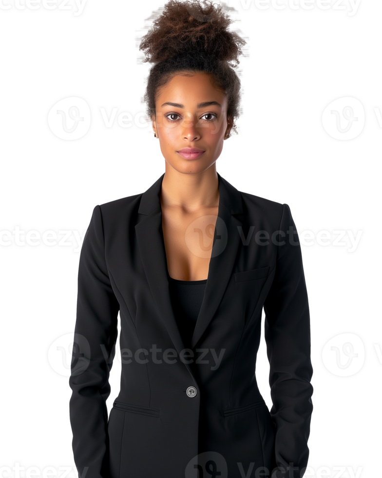 AI generated Image of Multi Racial Woman in Business Casual Outfit, Isolated on Transparent Background png