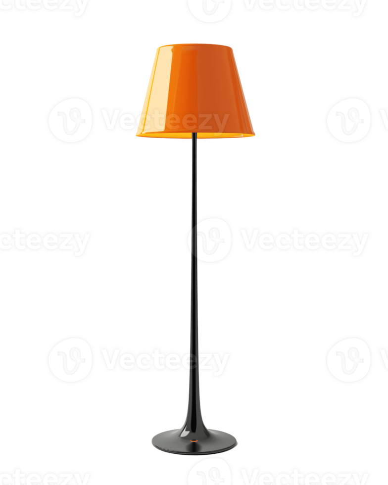 ai genererad annorlunda stil och Färg lampa för interiör design med transparent bakgrund png