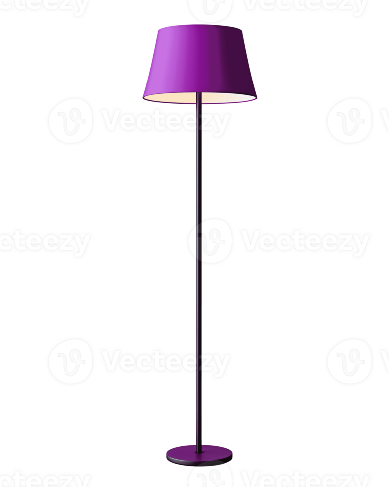 ai genererad annorlunda stil och Färg lampa för interiör design med transparent bakgrund png