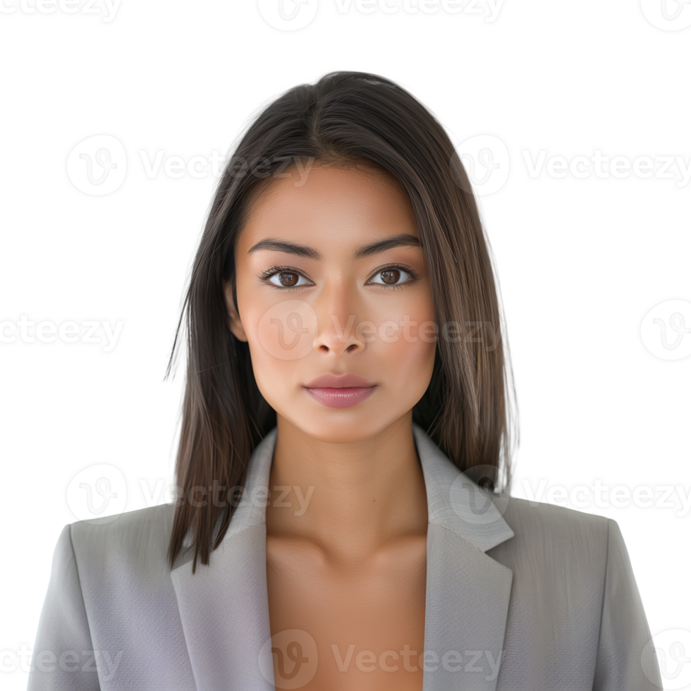 AI generated Image of Multi Racial Woman in Business Casual Outfit, Isolated on Transparent Background png