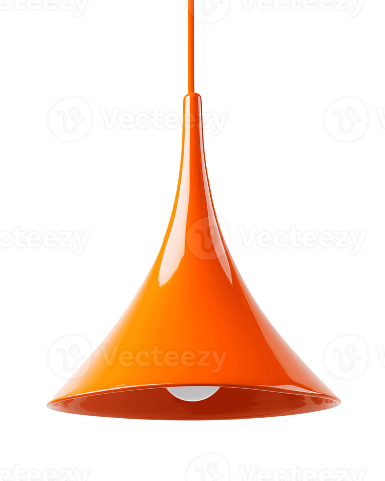 AI generated Different style and color lamp for interior design with transparent background png