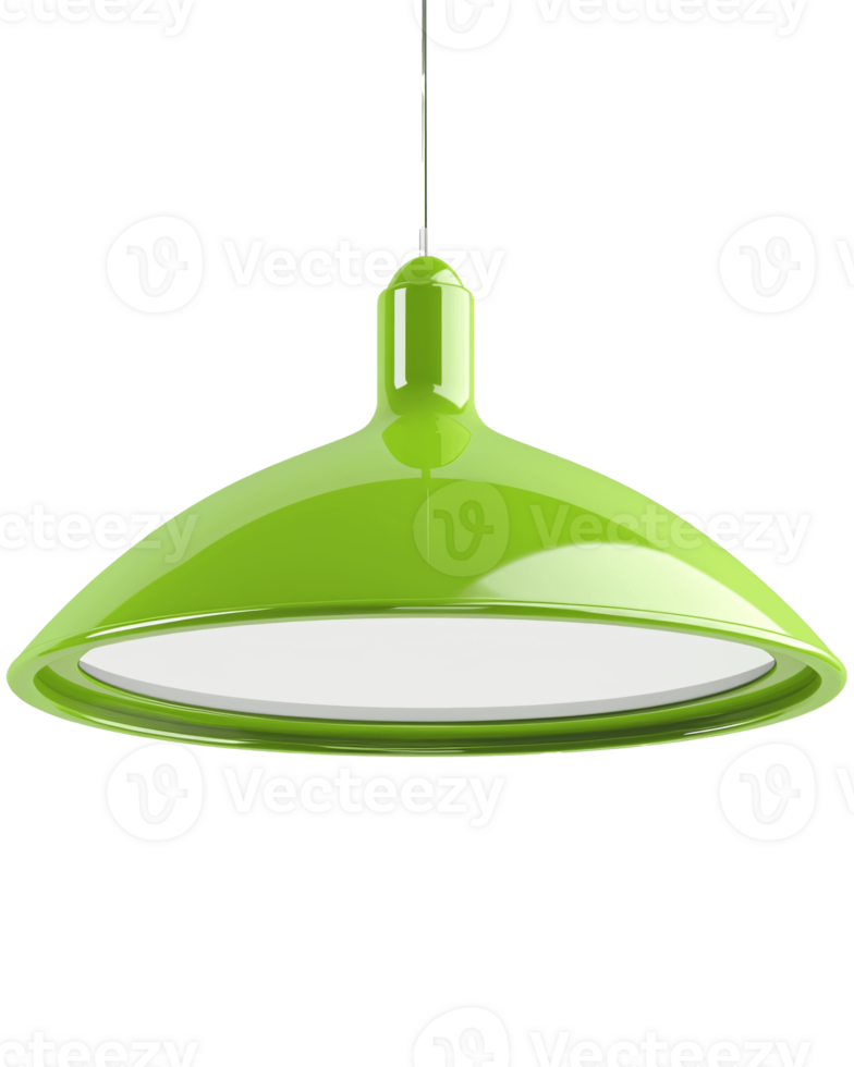 AI generated Different style and color lamp for interior design with transparent background png