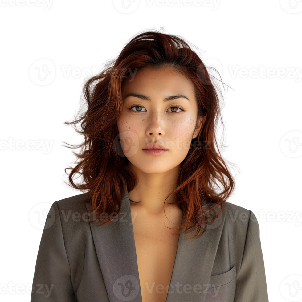 AI generated Image of Multi Racial Woman in Business Casual Outfit, Isolated on Transparent Background png